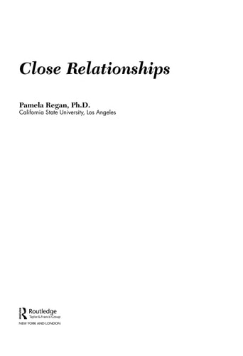 Close Relationships cover