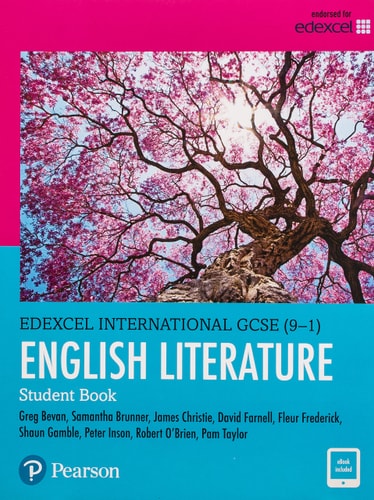 Pearson Edexcel International GCSE (9-1) English Literature Student Book (Edexcel International GCSE) cover