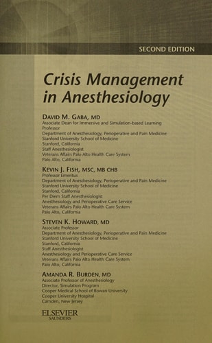Crisis Management in Anesthesiology cover