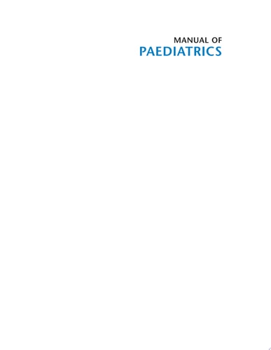 Manual of Paediatrics An Integrated Approach cover