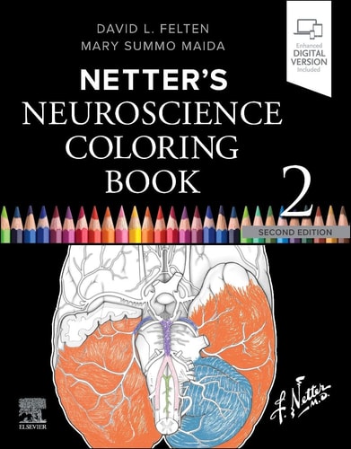 Netter's Neuroscience Coloring Book cover