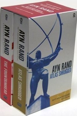 Ayn Rand Box Set Atlas Shrugged and the Fountainhead cover
