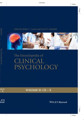 The Encyclopedia of Clinical Psychology, 5 Volume Set cover