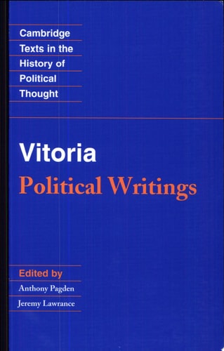 Vitoria: Political Writings cover