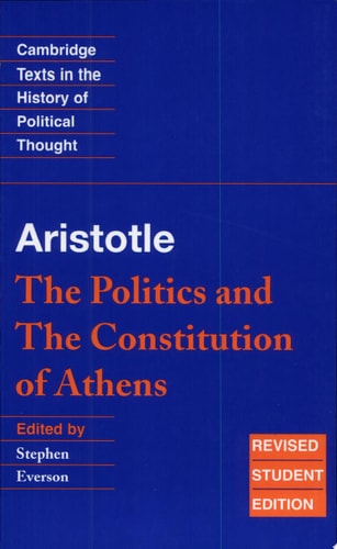 Aristotle: The Politics and the Constitution of Athens cover