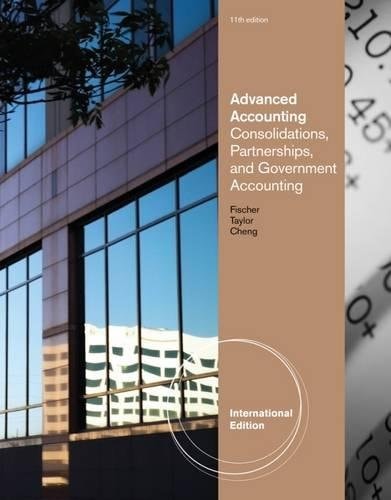 Advanced Accounting Consolidations, Partnerships, and Government Accounting cover