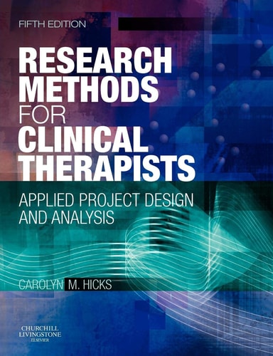 Research Methods for Clinical Therapists cover
