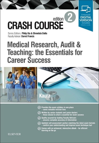 Crash Course Medical Research, Audit and Teaching: the Essentials for Career Success cover