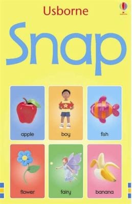 Snap Card Game First Words cover