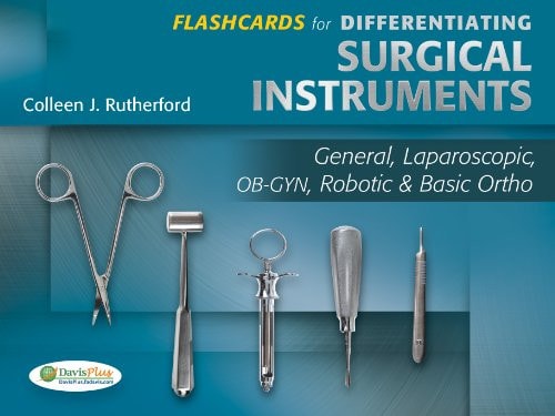 Flashcards for Differentiating Surgical Instruments General, Laparoscopic, OB-GYN, Robotic & Basic Ortho cover