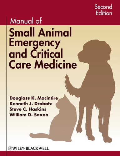 Manual of Small Animal Emergency and Critical Care Medicine cover
