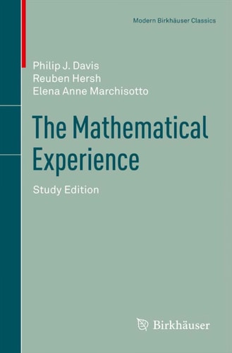 The Mathematical Experience, Study Edition cover