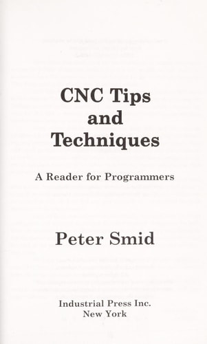 CNC Tips and Techniques A Reader for Programmers cover