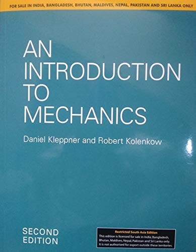 INTRODUCTION TO MECHANICS 2ND EDITION cover