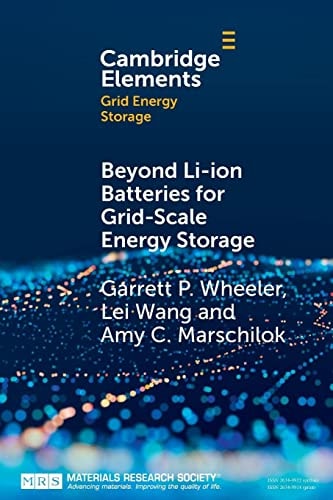 Beyond Li-ion Batteries for Grid-Scale Energy Storage cover