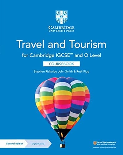 Cambridge Igcse(tm) and O Level Travel and Tourism Coursebook with Digital Access (2 Years) (Cambridge International Igcse) cover