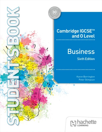 Cambridge IGCSE and O Level Business Sixth Edition cover