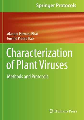 Characterization of Plant Viruses Methods and Protocols cover