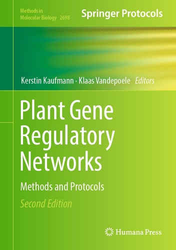 Plant Gene Regulatory Networks Methods and Protocols cover