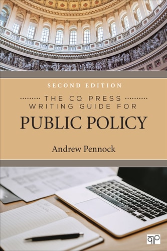 The CQ Press Writing Guide for Public Policy cover