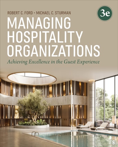 Managing Hospitality Organizations Achieving Excellence in the Guest Experience cover