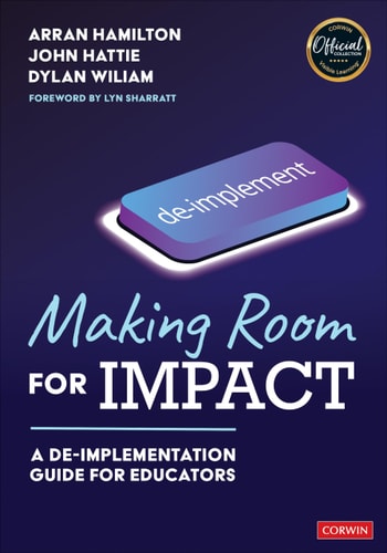 Making Room for Impact A De-implementation Guide for Educators cover
