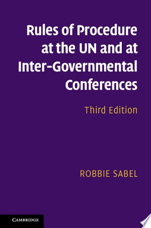 Rules of Procedure at the UN and at Inter-Governmental Conferences cover