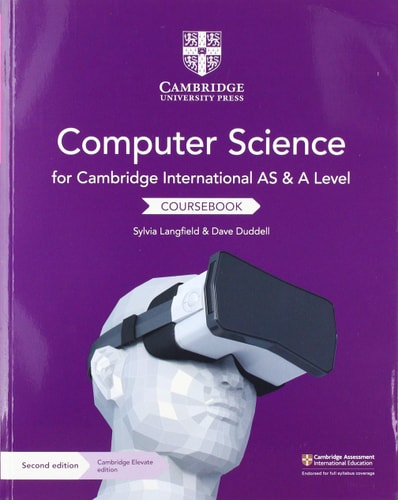 Cambridge International AS and A Level Computer Science Coursebook with Digital Access (2 Years) cover