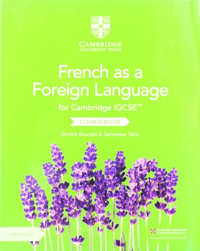 Cambridge IGCSE™ French as a Foreign Language Coursebook with Audio CDs (2) (Cambridge International IGCSE) (French Edition) cover