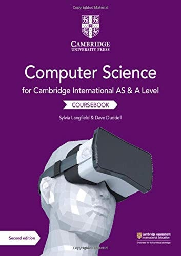 Cambridge International AS and A Level Computer Science Coursebook cover
