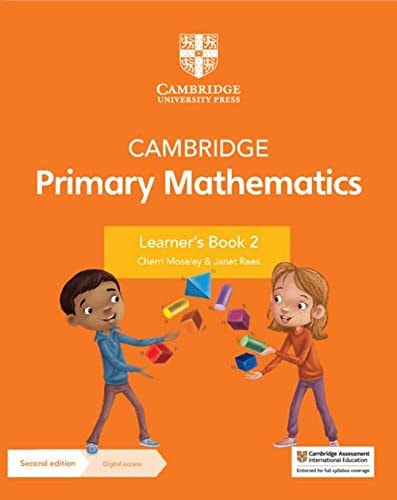 Cambridge Primary Mathematics Learner's Book 2 with Digital Access (1 Year) (Cambridge Primary Maths) cover