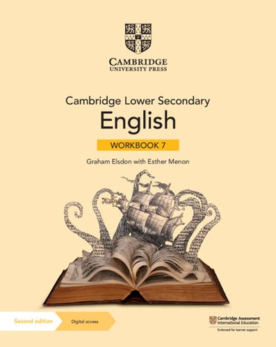 Cambridge Lower Secondary English Workbook 7 with Digital Access (1 Year) cover
