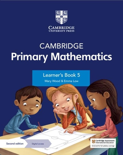 Cambridge Primary Mathematics Learner's Book 5 with Digital Access (1 Year) (Cambridge Primary Maths) cover