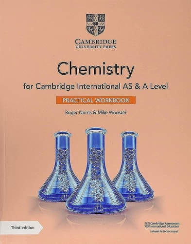 Cambridge International AS & A Level Chemistry Practical Workbook cover