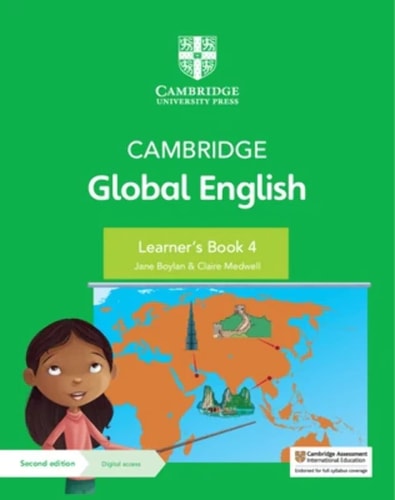 Cambridge Global English Learner's Book 4 with Digital Access (1 Year): for Cambridge Primary English as a Second Language (Cambridge Primary Global English) cover