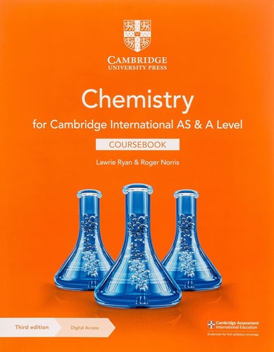 Cambridge International AS & A Level Chemistry Coursebook with Digital Access (2 Years) cover