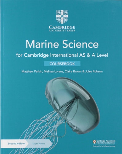 Cambridge International AS & A Level Marine Science Coursebook with Digital Access (2 Years) cover