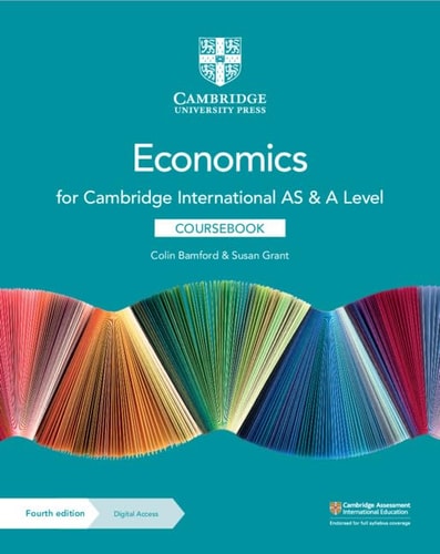 Cambridge International AS & A Level Economics Coursebook with Digital Access (2 Years) (Cambridge International Examinations) cover
