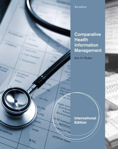 Comparative Health Information Management cover
