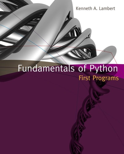 Fundamentals of Python: First Programs cover
