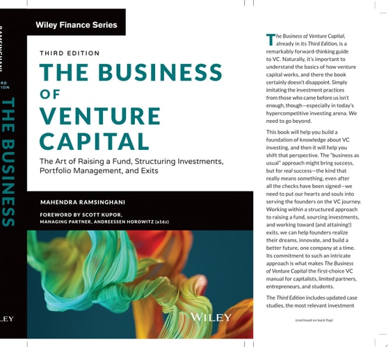 The Business of Venture Capital The Art of Raising a Fund, Structuring Investments, Portfolio Management, and Exits cover