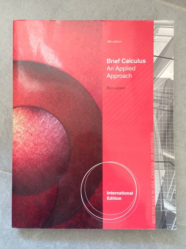 Brief Calculus An Applied Approach cover