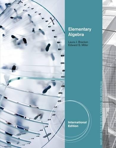 Elementary Algebra cover