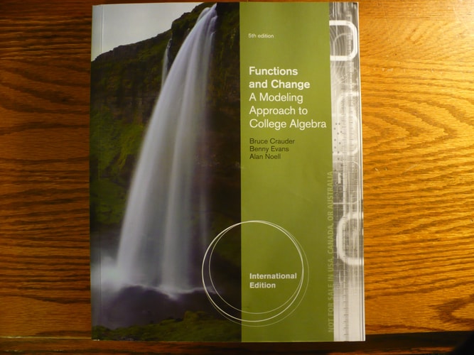 Functions and Change College Algebra cover