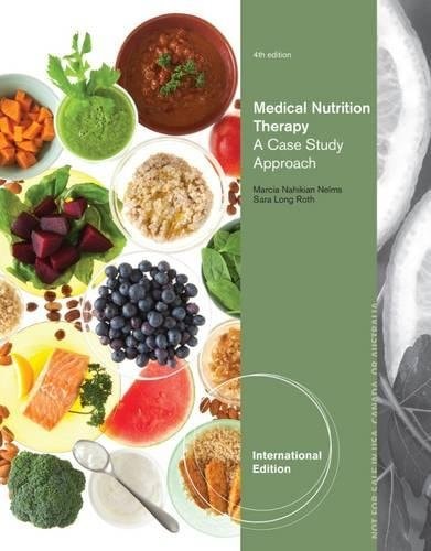 Medical Nutrition Therapy A Case Study Approach cover