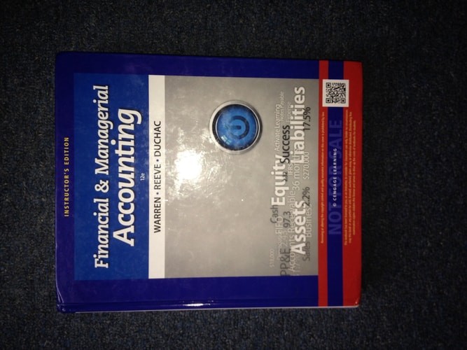 Financial & Managerial Accounting cover