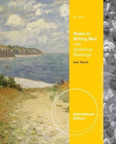 Steps to Writing Well with Additional Readings cover
