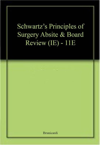 Schwartz`s Principles of Surgery Absite N Board Review (ie) cover