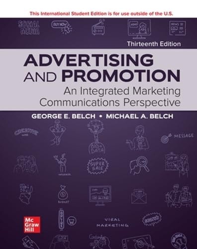 Advertising and Promotion An Integrated Marketing Communications Perspective cover