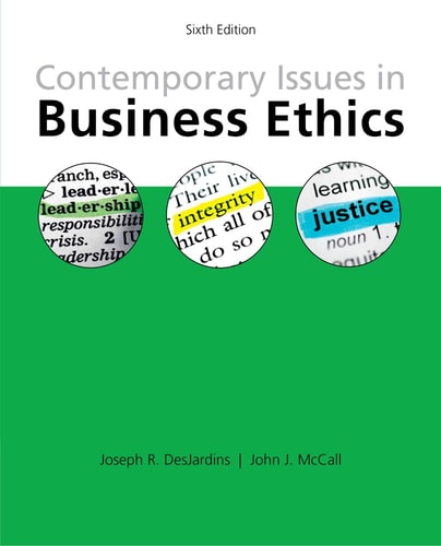 Contemporary Issues in Business Ethics cover